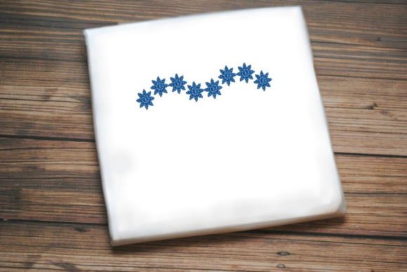 Cute Mini Flowers Border Review for Apparel