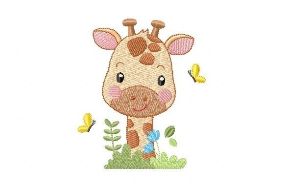 Giraffe Boy: A Playful Embroidery Design Review