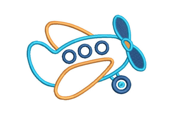Kids Airplane: A Playful Stitch for Boutique Apparel