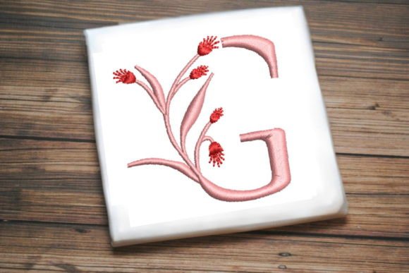 Review: Floral Monogram Letter G for Embroidery