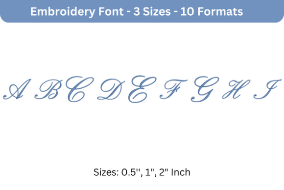 Reviewing English Font Uppercase a to I for Gifts