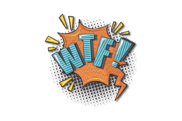 WTF Embroidery Design: A Professional Review for Small Business Merch